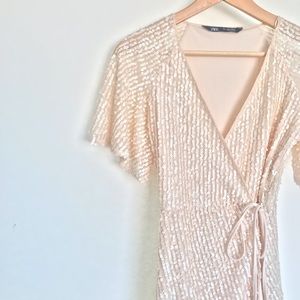 Zara sequence mini dress